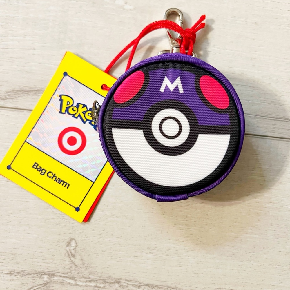 Pokemon x Target Master Ball Bag charm